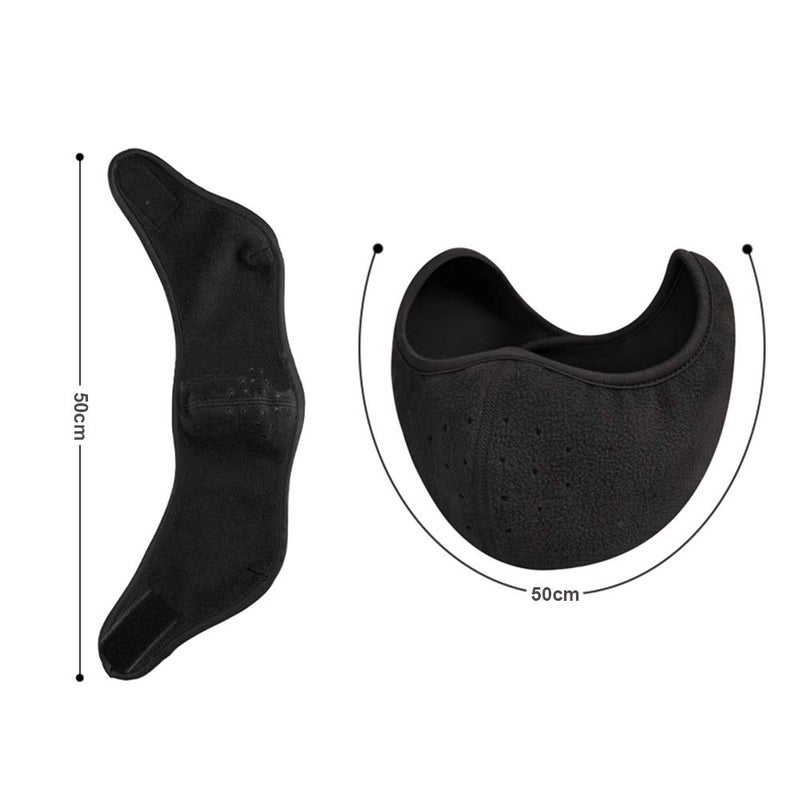 TecHong Mens Winter Warm Windproof Mask - Thick Dustproof Breathable Mouth Cover - Image 3